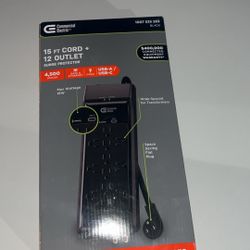 Commerical Electric 15 ft. 12 - Outlet Surge Protector