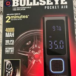 Bullseye Pocket Air Tire Inflator