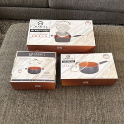 Copper Ceramic Cookware Set