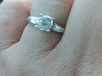 Sterling Silver cubic zirconium ring