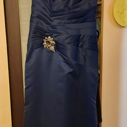 Alexia Designs Navy Formal Dress