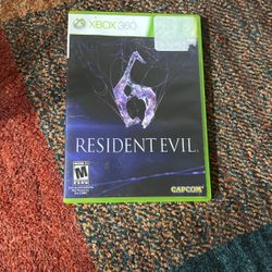 Residenraial Evil X Box 360 Game