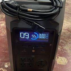 EcoFlow Battery Solar Generator DELTA Pro 3600Wh Solar, 3600W Output, LFP Power Station, Home Backup, Camping, Push-Button Start