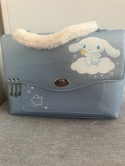 Cinnamoroll Blue Faux Leather Crossbody Bag
