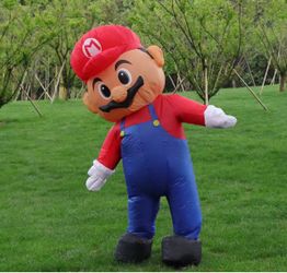 Mario inflatable costume