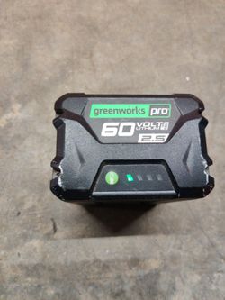 Greenworks Pro 60V 2.5Ah Lithium Battery