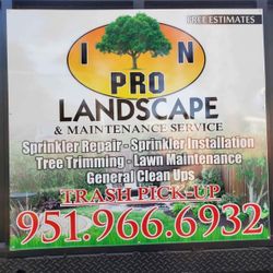 Gardener sprinklers trimmer trees profesional