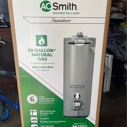 New 50 gal Gas Water Heater (includes installation)