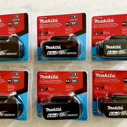 Makita BL1860B 18V LXT Lithium Ion 6.0 Ah Battery