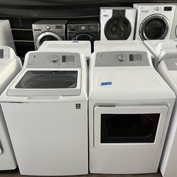 Ge Washer&dryer Set Large Capacity Set   60 day warranty/ Located at:📍5415 Carmack Rd Tampa Fl 33610📍