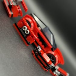LEGO City sports car Red