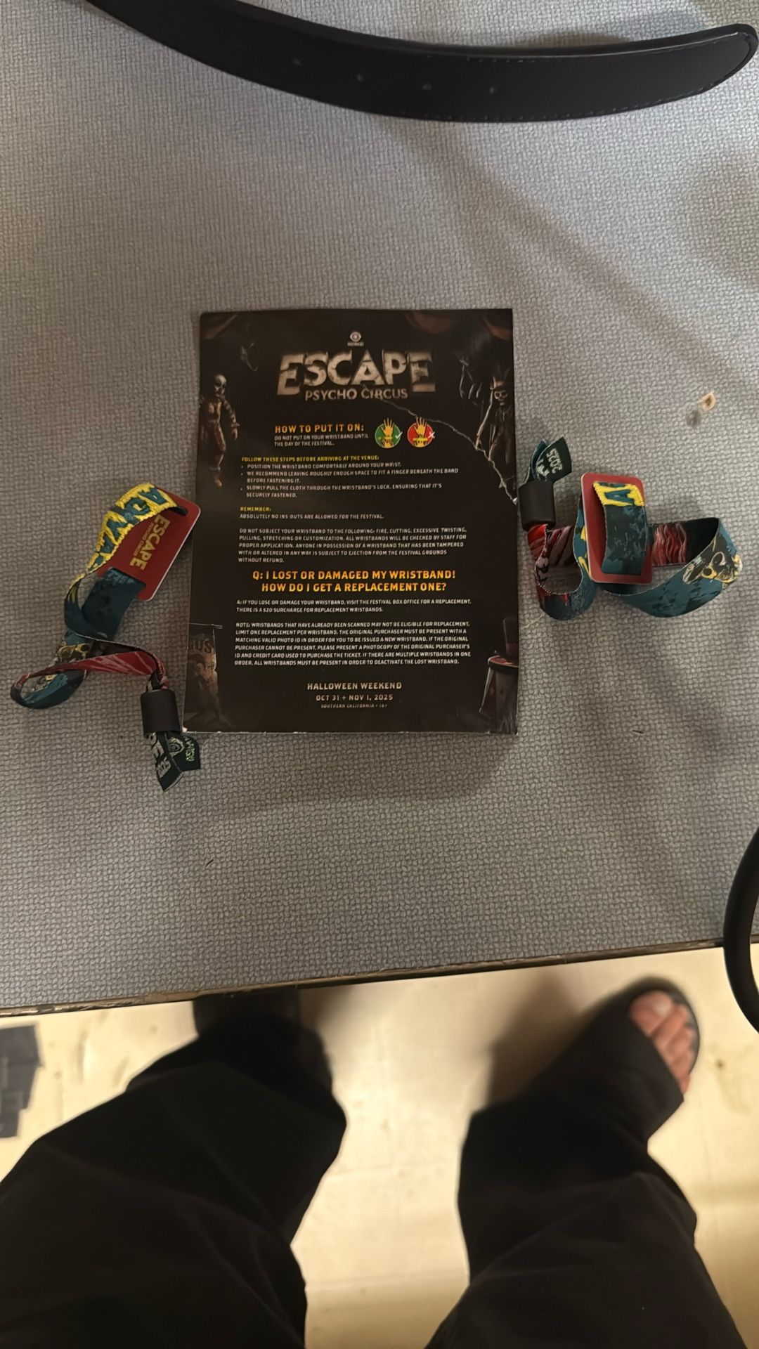 Escape Psycho circus Tickets 