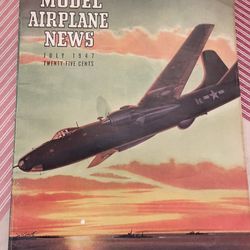 Vintage 1947 Model Airplane News Magazine 