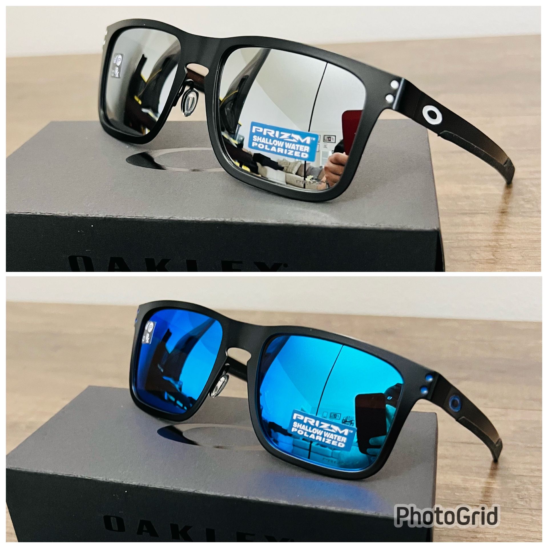 NEW Polarized Oakley Holbrook Metal