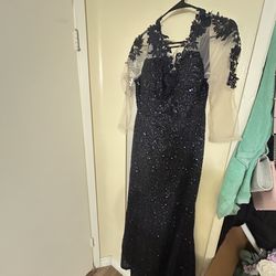 Navy Blue Dress XL