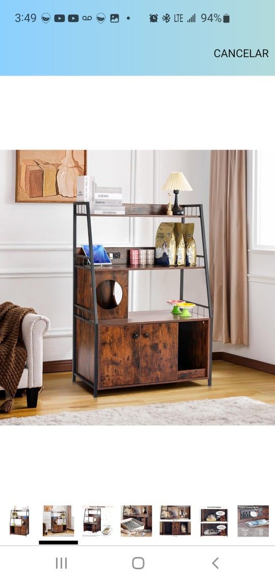 Redlife 3 in 1 Cat Litter Box Enclosure