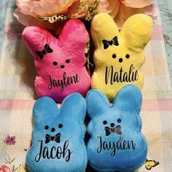  Easter bunny Plushies Personalized 