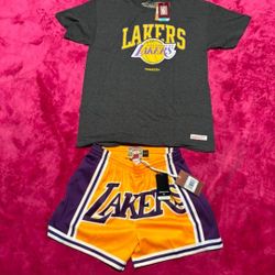 Lakers Short Set