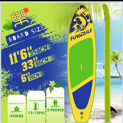 BRAND NEW 11'6" Funwater SUP Board - 450lb Capacity!