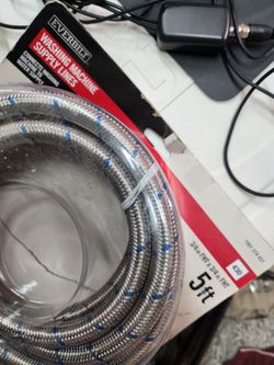 2 Stainless Steel Braided Washer Hoses