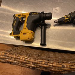 Miscellaneous bare Dewalt Tools
