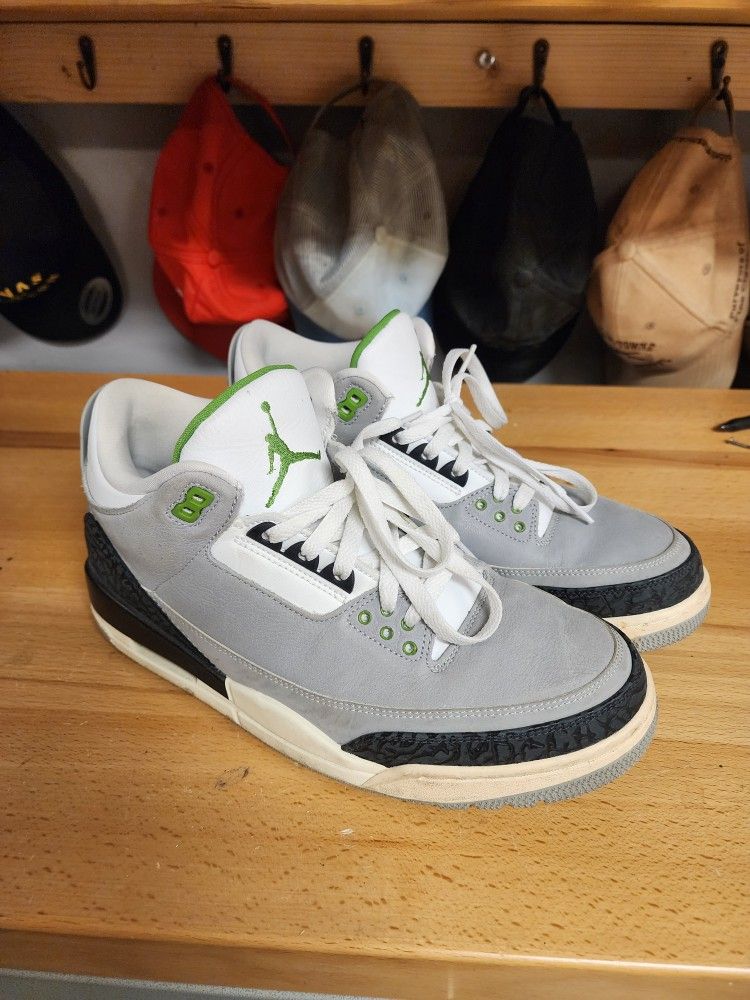 Air Jordan 3 Retro Chlorophyll 10.5