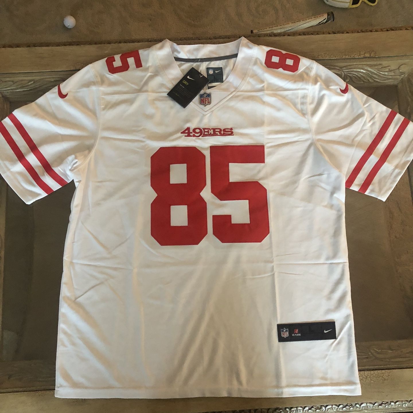 NEW GEORGE KITTLE JERSEY MENS LARGE WHITE SAN FRANCISCO 49ers for Sale in  Thousand Palms, CA - OfferUp