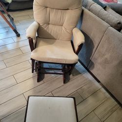Rocking Chair And Rocking Foot Rest