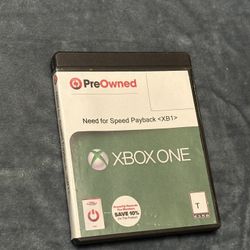 Xbox One Need For Speed Payback game