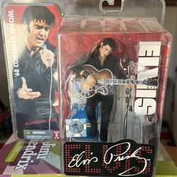 McFarlane Elvis Presley ‘68 comeback special Action Figure Vintage Rare Statue NIB