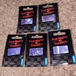 Five Nights at Freddys Sanshee enamel lenticular pins