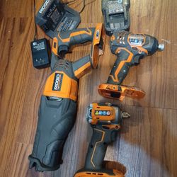 Ridgid  Tools  Set 18 Vl