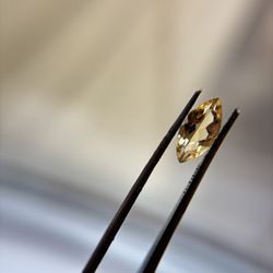 Stunning Marquise citrine with ideal cut 