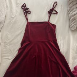 red dress