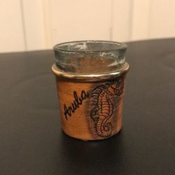 Aruba Leather Shot Glass 