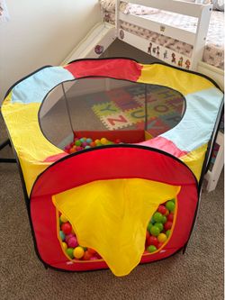 Kids Ball Pit Pop Up Tent with Balls
