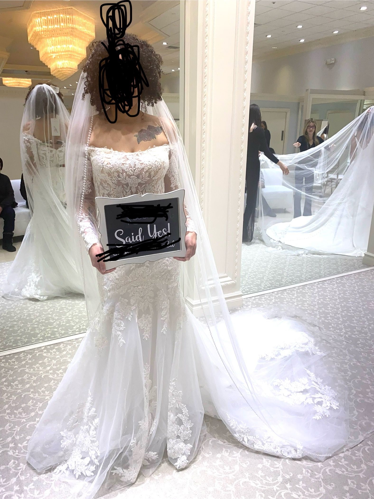 New Wedding Dress With Train