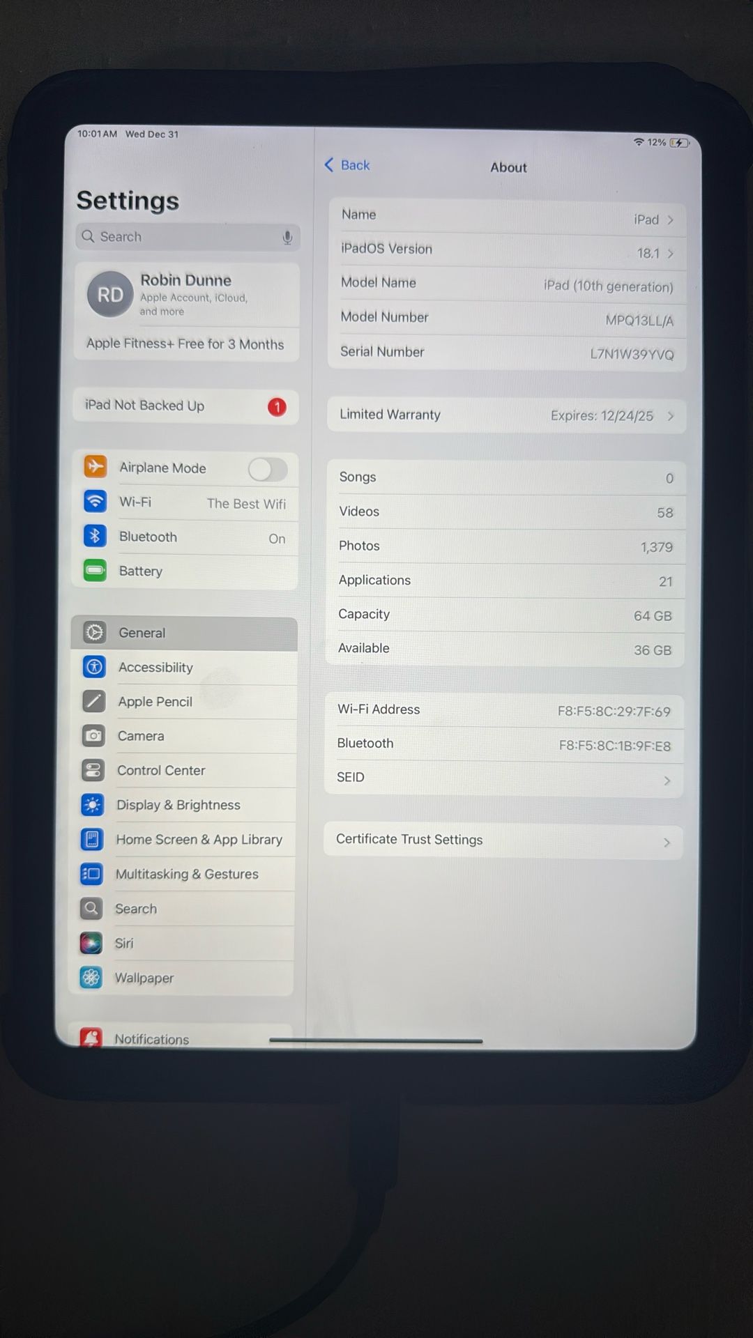 iPad Air 10th Gen — 250 For ipad 325 Including Apple Pencil