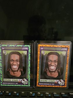 Marvin Harrison Jr. Halloween Double Parallel Rookie Card 