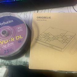 Verbatim DVD+R DL Doble Capa 8.5GB 8X LifeSeries - Paquete de 25 husillos, Unidad de DVD externa, unidad de CD USB 3.0 tipo C CD/DVD ROM +/-RW adaptad