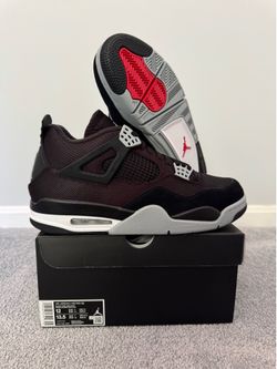 Jordan 4 Black Canvas 12M