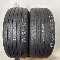 2 Tires 235 40 19 Goodyear Eagle Touring No Repairs High Tread