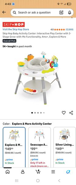 Skip hop activity center