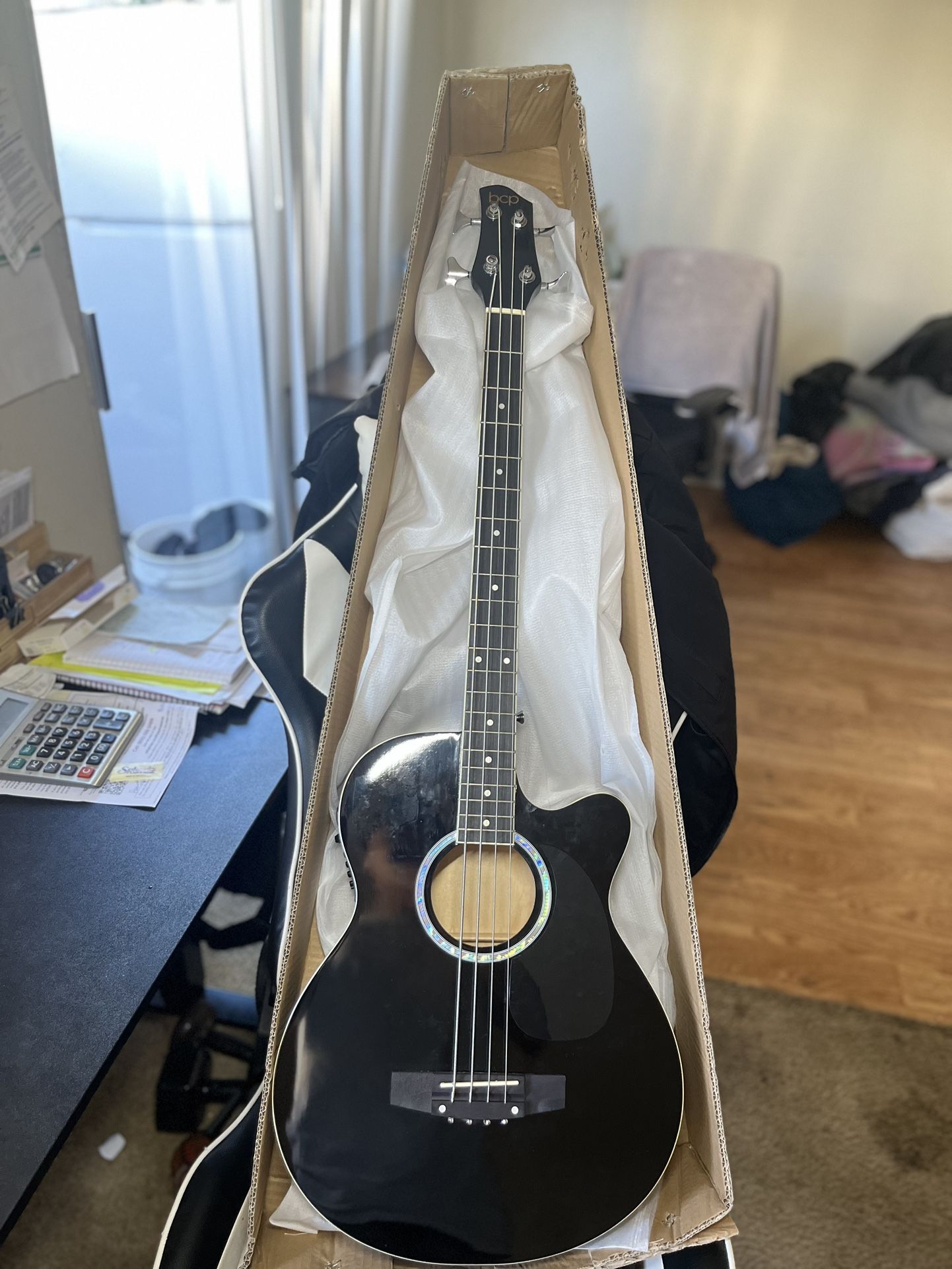 Black Bass Guitar (Bajoloche) 4 String
