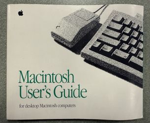 Macintosh User's Guide, copyright 1992, for desktop Macintosh computers.