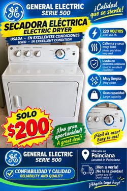 Secadora general electric