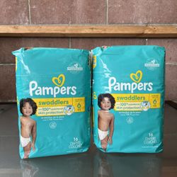 Pampers Diapers, Size 6