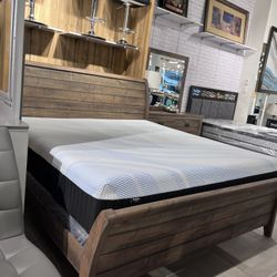 4pc King Bedroom Set 🔥 Take It Home With Only $50 Down 