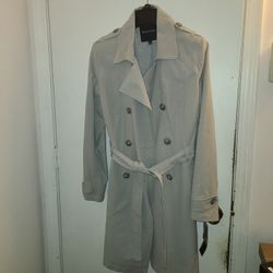 Relativity Light Grey Rain Jacket Size L