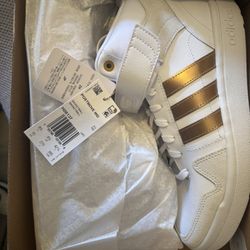 Adidas POSTMOVE MID white and gold